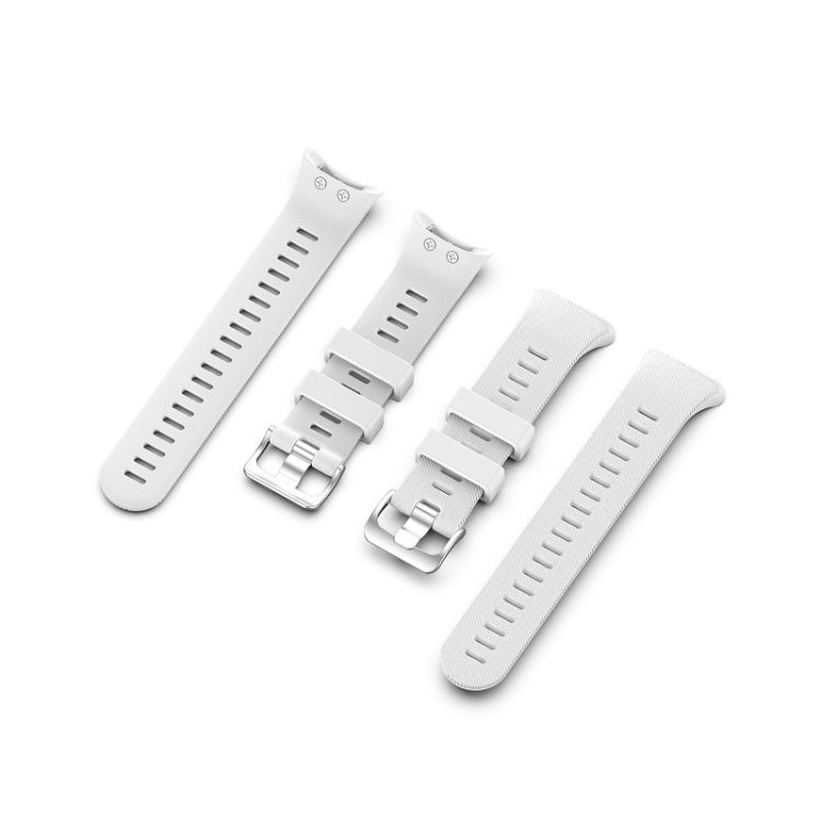 For Garmin Swim 2 Silicone Watch Band(White) - Smart Wear by buy2fix | Online Shopping UK | buy2fix