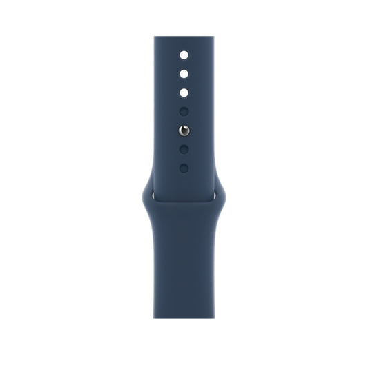 Silicone Watch Band For Apple Watch 46mm / 49mm / 45mm / 44mm(Abyss Blue) by buy2fix