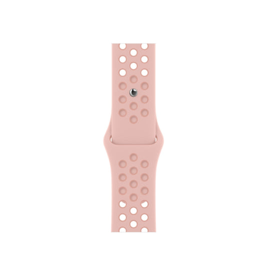Sport Silicone Watch Band For Apple Watch Series 9&8&7 41mm / SE 3&SE 2&6&SE&5&4 40mm / 3&2&1 38mm(Pink Oxford/Rose Whisper) by buy2fix