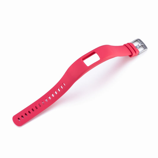 For Garmin Vivofit 4 Gloss & Color Integrated Silicone Watch Band(Red) by buy2fix