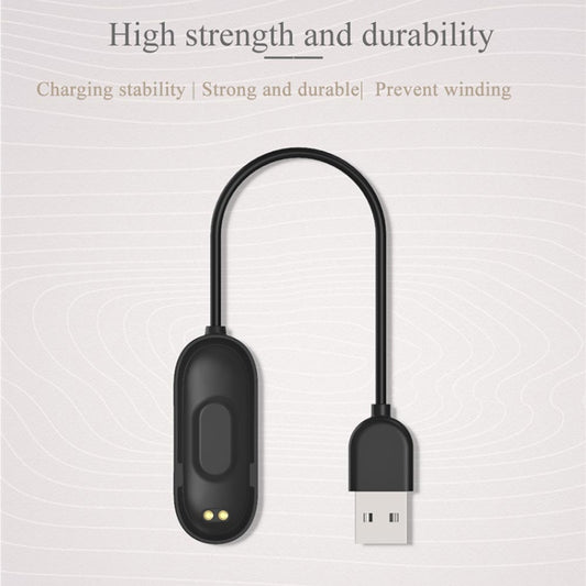 For Xiaomi Mi Band 4 Mijobs Watch Charging Cable, Length： 25cm(Black) by MIJOBS