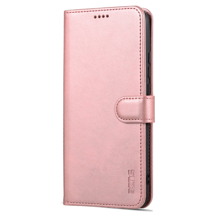 For Xiaomi Redmi 10C / Redmi 10 India AZNS Skin Feel Calf Texture Flip Leather Phone Case(Rose Gold) - Xiaomi Cases by AZNS | Online Shopping UK | buy2fix