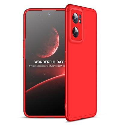 For OnePlus Nord CE 2 5G GKK Three Stage Splicing Full Coverage PC Case(Red) - OnePlus Cases by GKK | Online Shopping UK | buy2fix