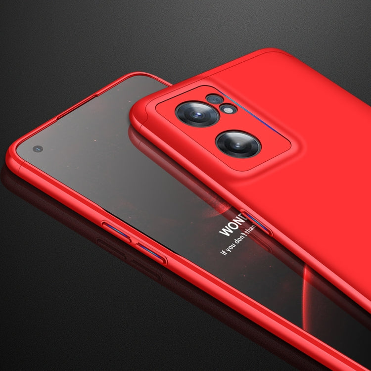 For OnePlus Nord CE 2 5G GKK Three Stage Splicing Full Coverage PC Case(Red) - OnePlus Cases by GKK | Online Shopping UK | buy2fix