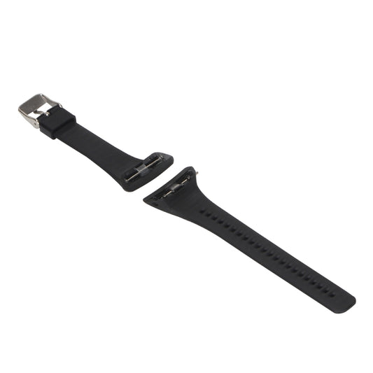 For POLAR FT4 & FT7 Silicone Watch Band(Black) by buy2fix
