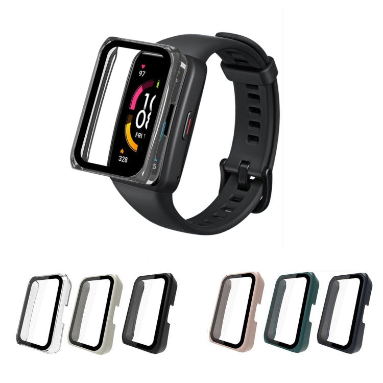For Huawei Band 6 Pro / Honor Band 6 PC+Tempered Glass Watch Case(Black) by buy2fix