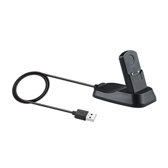 Für Ticwatch E &amp; S Universal Smart Watch Magnetische Ladestation (Schwarz)