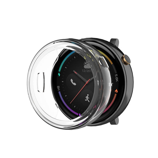 Für Amazfit 2 TPU Uhrengehäuse (transparent weiß)
