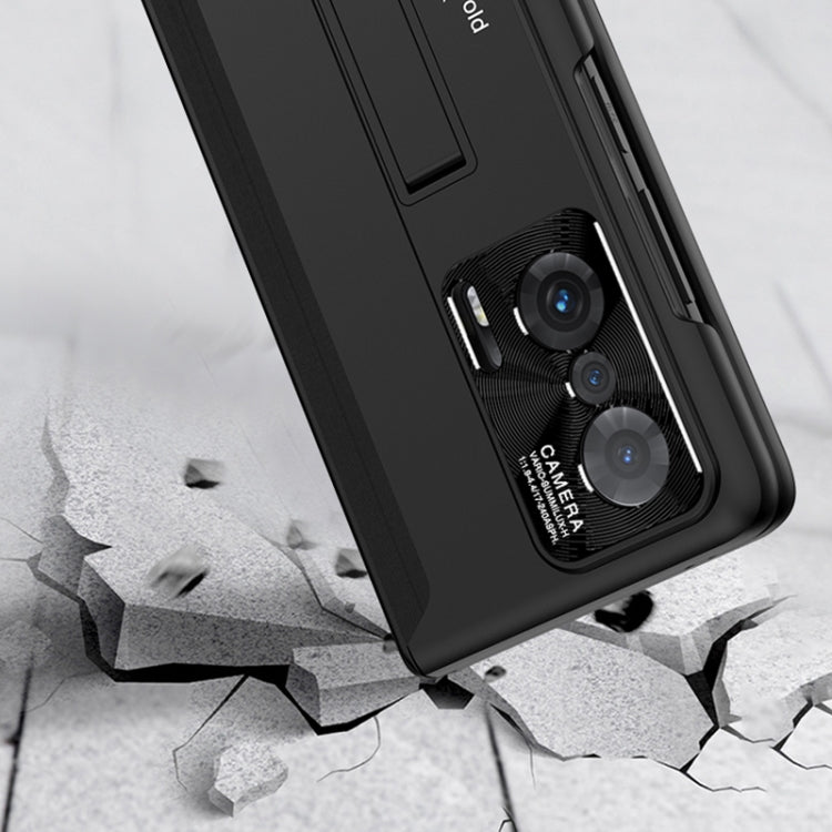 For Honor Magic V 5G GKK Magnetic Hinge Full Coverage Phone Case(Black) - Honor Cases by GKK | Online Shopping UK | buy2fix