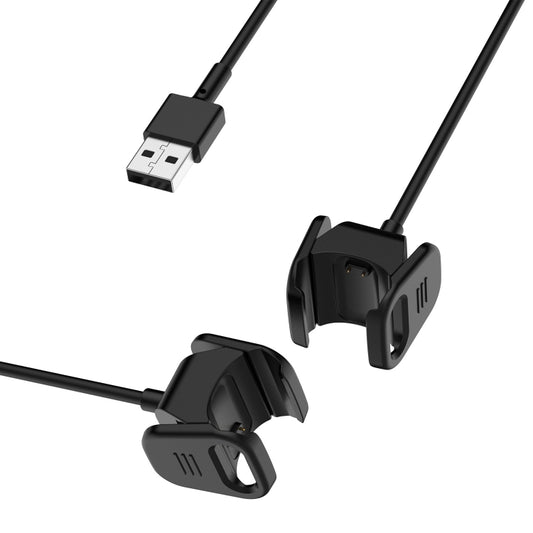 For FITBIT Charge 3 1m Charging Cable(Black) by buy2fix