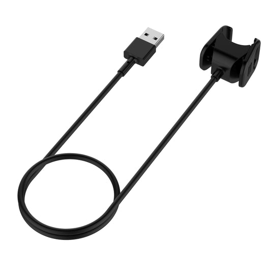 For FITBIT Charge 3 55cm Charging Cable(Black) by buy2fix