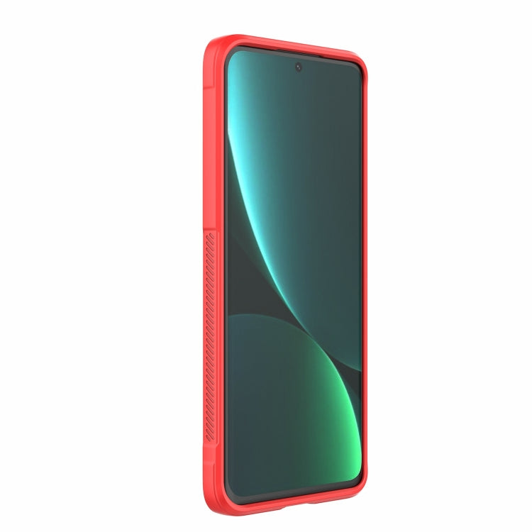 For Xiaomi 12 Pro Magic Shield TPU + Flannel Phone Case(Dark Grey) by buy2fix