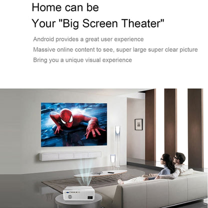 E600S 1920x1080P 400ANSI LCD LED Smart Projector, Same Screen Version, Plug Type:AU Plug - Consumer Electronics by buy2fix | Online Shopping UK | buy2fix