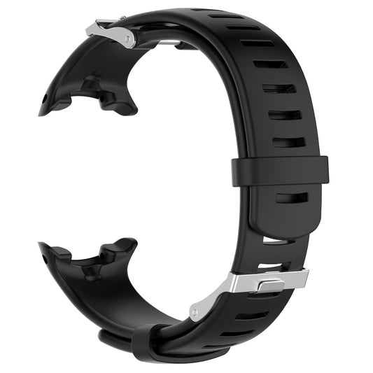 For Sunnto D4 / D4i Novo Diving Watch Silicone Watch Band with Extension Strap(Black) by buy2fix
