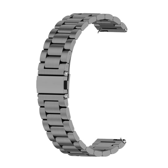 For Huawei GT 3 Pro 46mm Three-bead Metal Steel Watch Band(Grey)