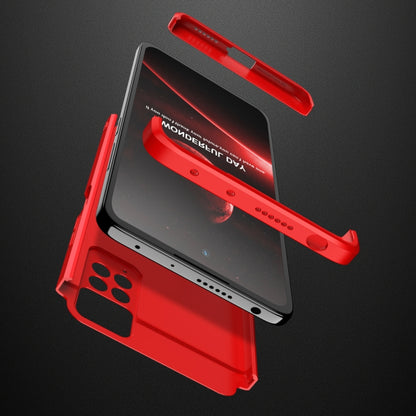 For Xiaomi Redmi Note 11 Pro 4G / 5G Global GKK Three Stage Splicing Full Coverage PC Case(Red) - Redmi Note 11 Pro Case by GKK | Online Shopping UK | buy2fix