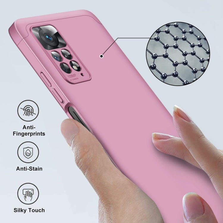 For Xiaomi Redmi Note 11 Pro 4G / 5G Global GKK Three Stage Splicing Full Coverage PC Case(Rose Gold) - Redmi Note 11 Pro Case by GKK | Online Shopping UK | buy2fix