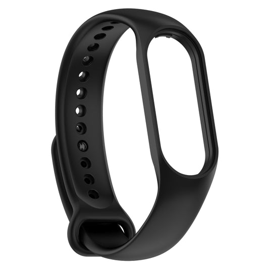 For Xiaomi Mi Band 7 / 7NFC / 6 / 6 NFC / 5 / 5 NFC / Amazfit Band 5 Official Silicone Watch Band(Black) by buy2fix