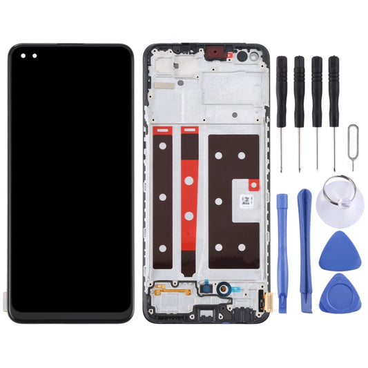 Original LCD Screen For OPPO Reno4 Lite/F17 Pro with Digitizer Full Assembly with Frame by buy2fix