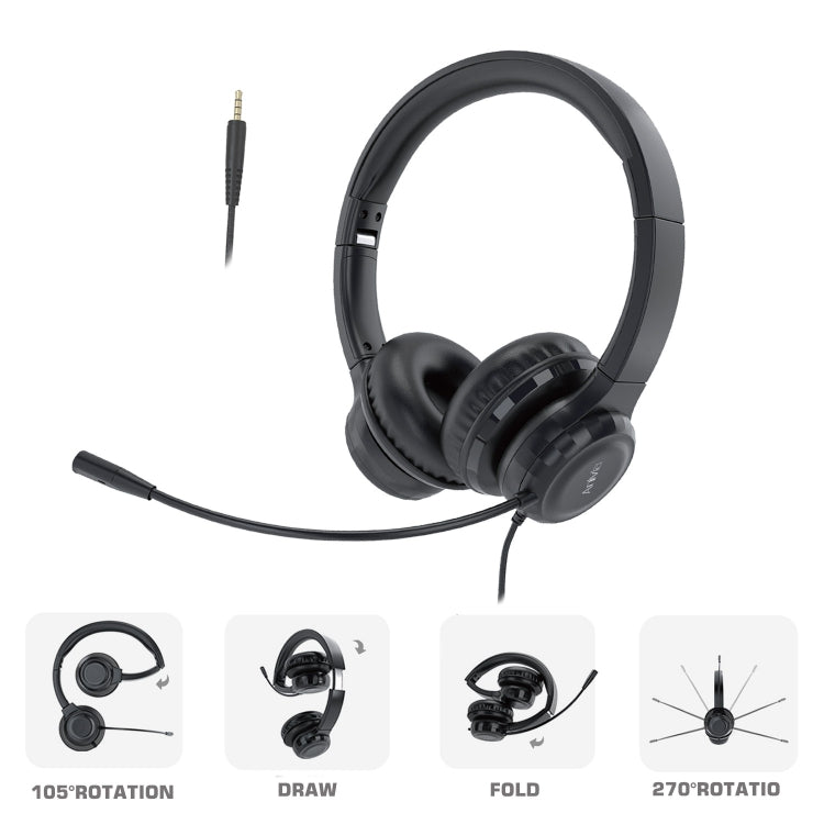 Anivia A7 3.5mm Traffic Wired Headset with Mic(Black) - Multimedia Headset by SADES | Online Shopping UK | buy2fix