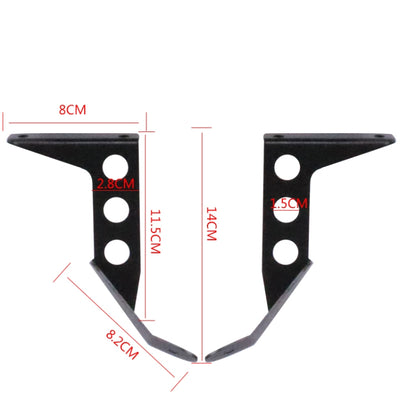 HP-DF016-B Motorcycle Front Windshield for Benelli Leoncino Trail 250(Black) by buy2fix