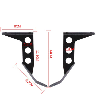 HP-DF016-B Motorcycle Front Windshield for Benelli Leoncino Trail 250(Transparent) - In Car by buy2fix | Online Shopping UK | buy2fix