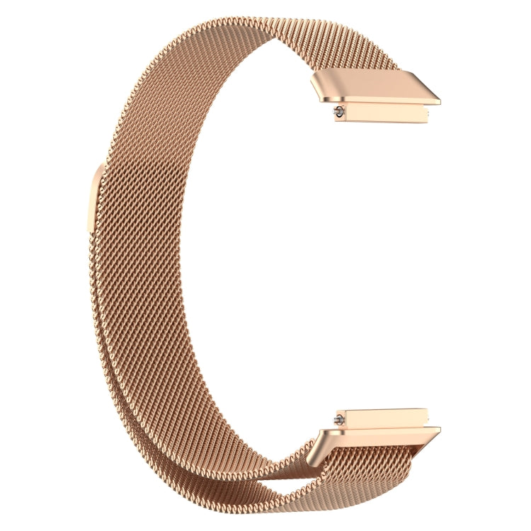 For Huawei Band 7 / 7 NFC Milan Metal Magnetic Watch Band(Rose Gold) by buy2fix