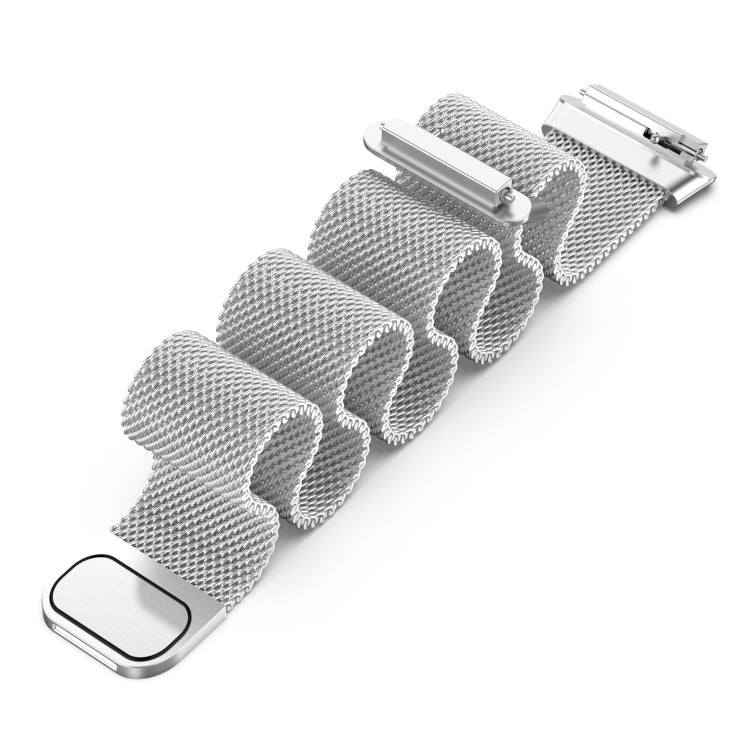 For Huawei Band 7 / 7 NFC Milan Metal Magnetic Watch Band(Silver) by buy2fix