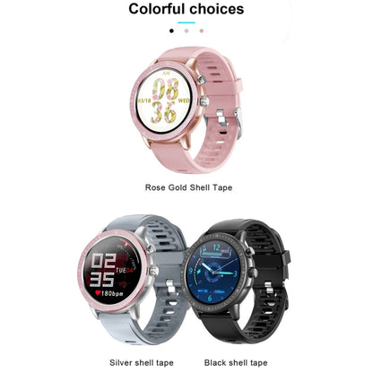 S02 1.3 inch IPS Color Full-screen Touch Smart Watch, Support Weather Forecast / Heart Rate Monitor / Sleep Monitor / Blood Pressure Monitoring(Black) - Smart Wear by buy2fix | Online Shopping UK | buy2fix