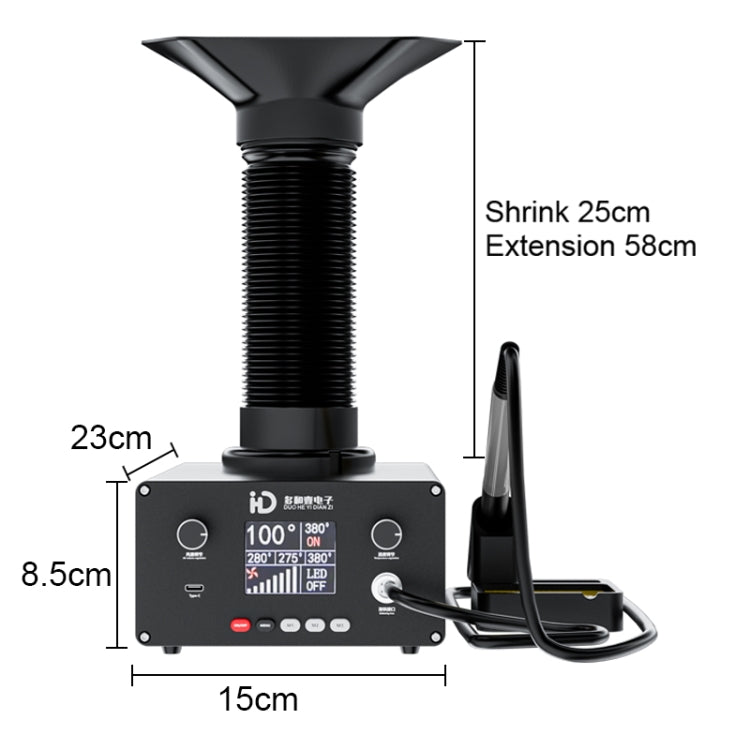 TBK D201 Constant Temperature Soldering Iron Welder Station With Smoke Filter(AU Plug) - Home & Garden by TBK | Online Shopping UK | buy2fix