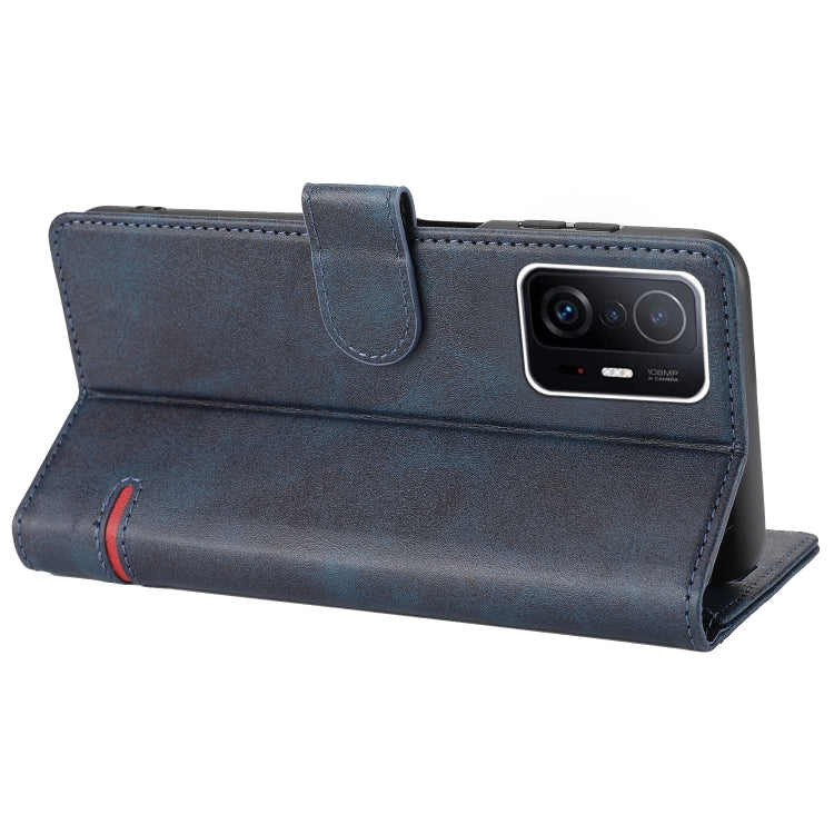 For Xiaomi 11T / 11T Pro Classic Wallet Flip Leather Phone Case(Blue) by buy2fix