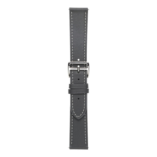 For Huawei Watch GT 3 Pro 22mm Plain Weave Genuine Leather Watch Band(Grey) by buy2fix