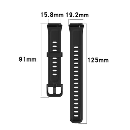 For Huawei Band 7 TPU Watch Band(Camouflage Green) by buy2fix