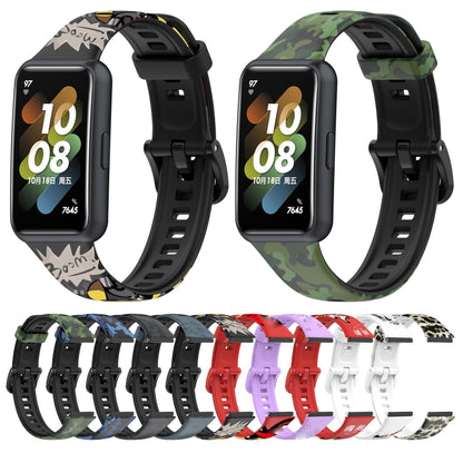 For Huawei Band 7 TPU Watch Band(Mosaic) by buy2fix