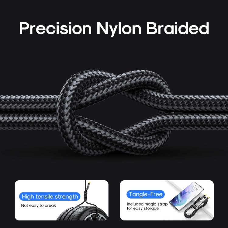 JOYROOM S-CC100A12 USB-C / Type-C to USB-C / Type-C 100W Sync Data Cable, Cable Length:1.2m(Black) -  by JOYROOM | Online Shopping UK | buy2fix