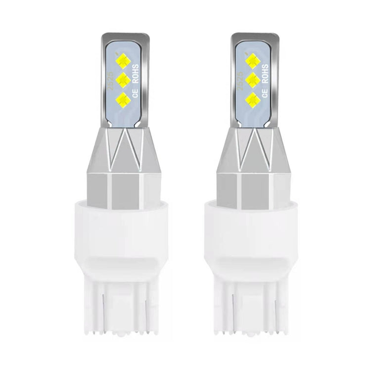 1 Pair 7440 DC 12V-24V 12W 1800LM Car LED Fog Light(Yellow Light) - In Car by buy2fix | Online Shopping UK | buy2fix