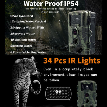 PR1000 2 Inch LCD Screen Infrared Night Vision Motion Wildlife Hunting Trail Camera - Hunting Cameras by buy2fix | Online Shopping UK | buy2fix