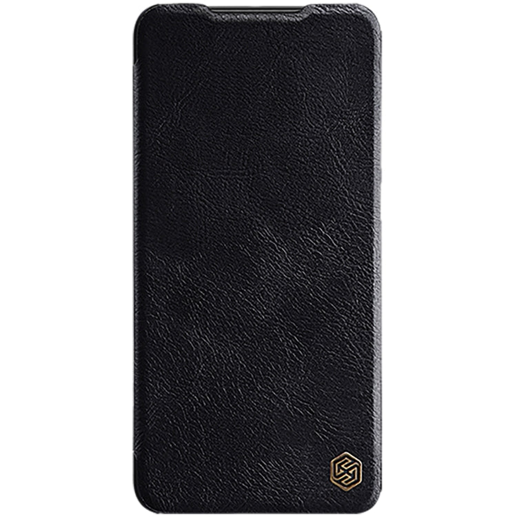 For Xiaomi Poco M4 Pro NILLKIN QIN Series Crazy Horse Texture Leather Phone Case(Black) - Xiaomi Cases by NILLKIN | Online Shopping UK | buy2fix