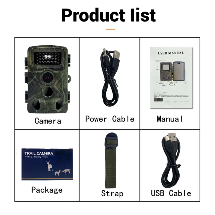 PR3000 2 Inch LCD Screen Infrared Night Vision Wildlife Hunting Trail Camera - Hunting Cameras by buy2fix | Online Shopping UK | buy2fix