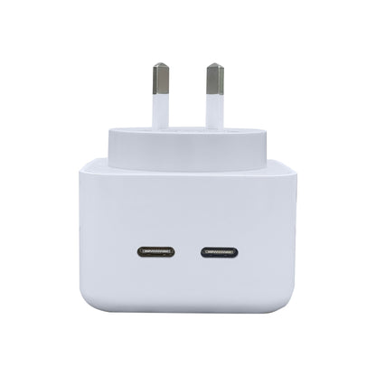 40W Dual PD USB-C / Type-C Charger for iPhone / iPad Series, AU Plug - Apple Accessories by buy2fix | Online Shopping UK | buy2fix