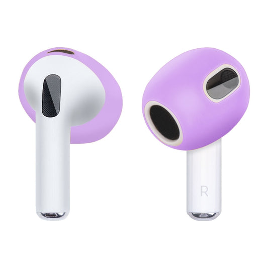 Ear Cap Silicone Protective Case for AirPods 3(Light Purple) - Apple Accessories by buy2fix | Online Shopping UK | buy2fix
