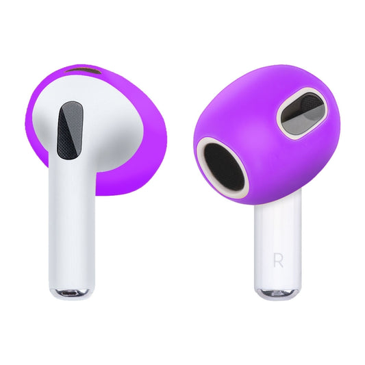 Ear Cap Silicone Protective Case for AirPods 3(Dark Purple) - Apple Accessories by buy2fix | Online Shopping UK | buy2fix