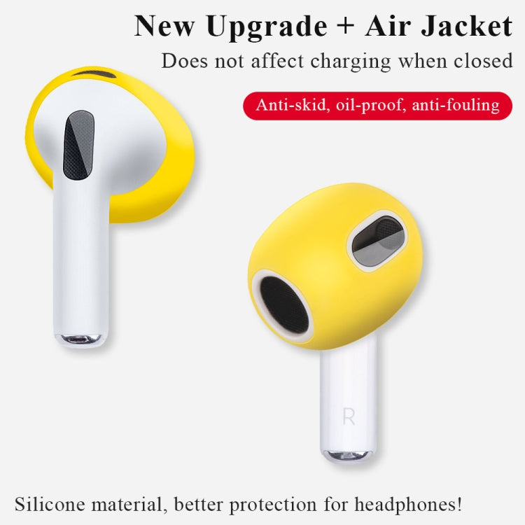 Ear Cap Silicone Protective Case for AirPods 3(Transparent White) - Apple Accessories by buy2fix | Online Shopping UK | buy2fix