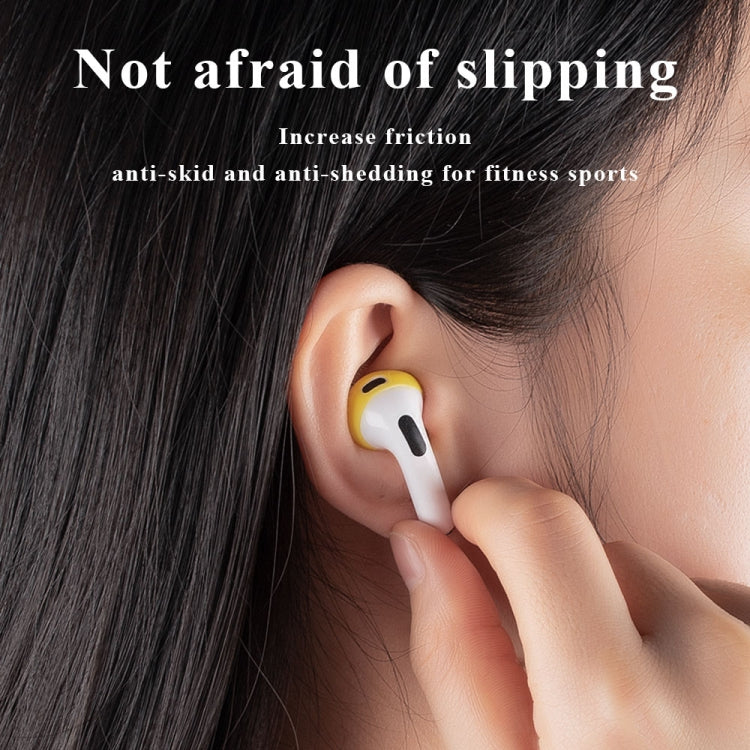 Ear Cap Silicone Protective Case for AirPods 3(Yellow) - Apple Accessories by buy2fix | Online Shopping UK | buy2fix