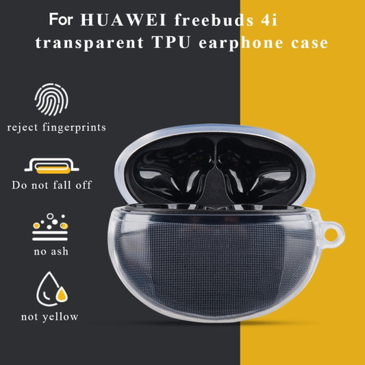 Earphone TPU Protective Case For Huawei FreeBuds 4i(Transparent) by buy2fix