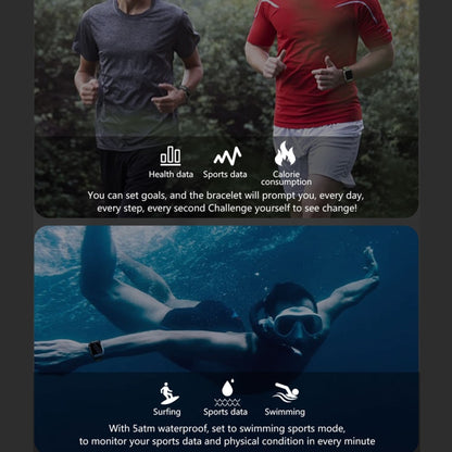 C20 1.71 inch TFT HD Screen Smart Watch, Support Heart Rate Monitoring/Blood Oxygen Monitoring(Black) by buy2fix