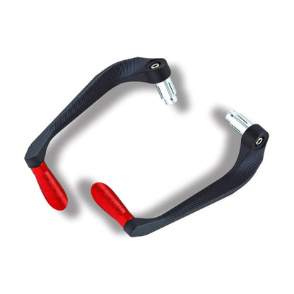 2 PCS Motorcycle Modification Accessories Striped Horn Shape Gear Brake Clutch Handbrake(Red) by buy2fix