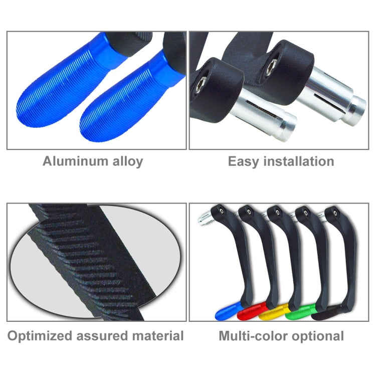 2 PCS Motorcycle Modification Accessories Striped Horn Shape Gear Brake Clutch Handbrake(Red) by buy2fix