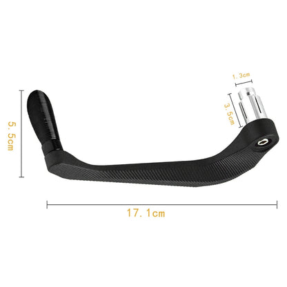 2 PCS Motorcycle Modification Accessories Striped Horn Shape Gear Brake Clutch Handbrake(Black) by buy2fix