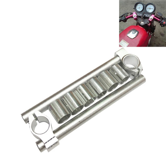 Motorcycle Modification Accessories CNC Handle Bar Grips Set(Silver) by buy2fix
